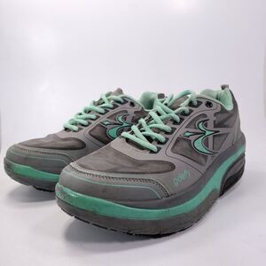 Gravity Defyer Comfort Fit Athletic Shoe Womens Size 9 TB9022FGU-W Gray Green